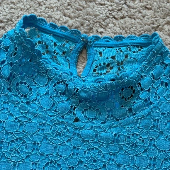 Banana Republic Lace Mock Neck Tank - Picture 4 of 8